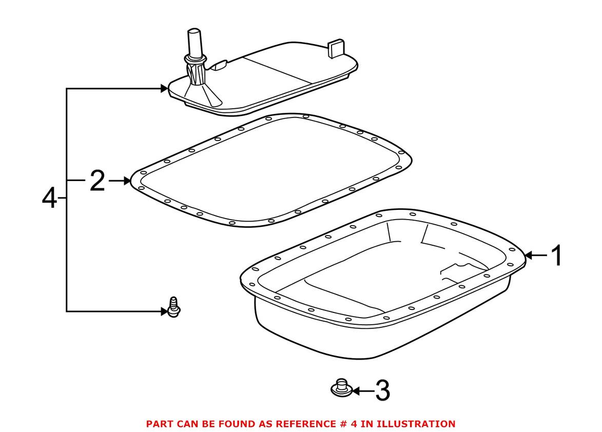 BMW Auto Trans Filter Kit 24117557069